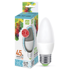 Лампа светодиодная LED-СВЕЧА-standard 5Вт 230В Е27 4000К 450Лм  4690612003917  ASD