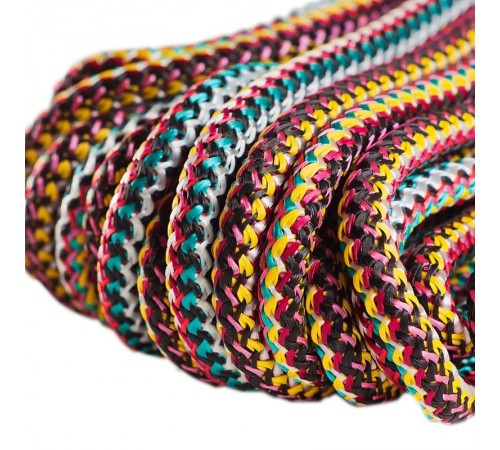 Шнур вязаный ПП 8 мм с серд., универс., цветной, 200 м  140317  Tech-KREP