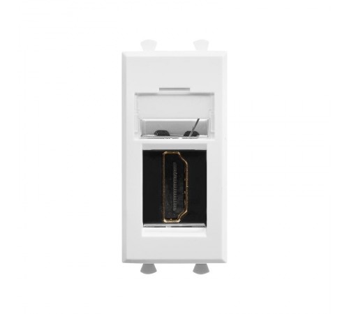 HDMI розетка "Белое облако" Avanti модульная, тип А-А, 1 мод  4400251  DKC