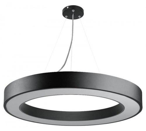 Светильник светодиодный Geometria Ring SPO-133-B-40K-045 45Вт 4000K 3200Лм IP40 600*600*80 черный подвесной ЛТ  Б0058903  ЭРА