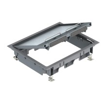 Лючок GES6 DB (фальш-пол) 9xModul45 (полиамид,серый) (GES6 DB 7011)  7405260  OBO Bettermann