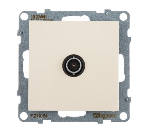 SUNO Розетка ТВ c топологией "звезда" 0-2400 МГц. Цвет "Слоновая кость"  721264  Legrand