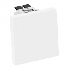 Переключатель кнопочный одноклавишный 10А 250В, 1 модуль Modul45, 45х45 мм белый  6120966  OBO Bettermann