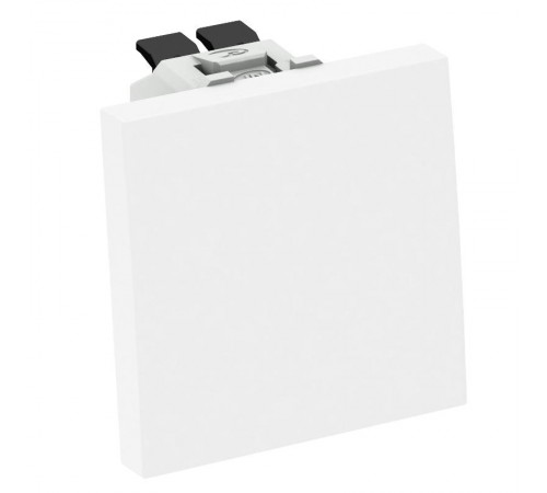 Переключатель кнопочный одноклавишный 10А 250В, 1 модуль Modul45, 45х45 мм белый  6120966  OBO Bettermann