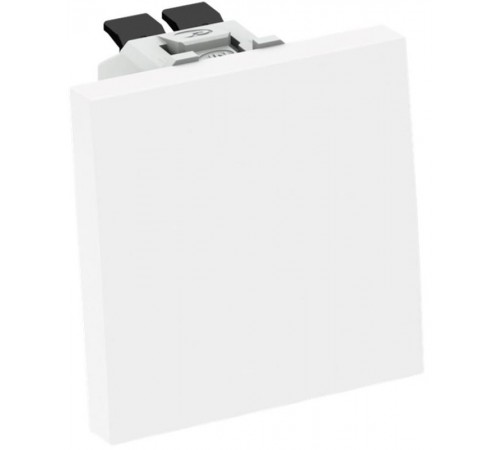 Переключатель кнопочный одноклавишный 10А 250В, 1 модуль Modul45, 45х45 мм белый  6120966  OBO Bettermann