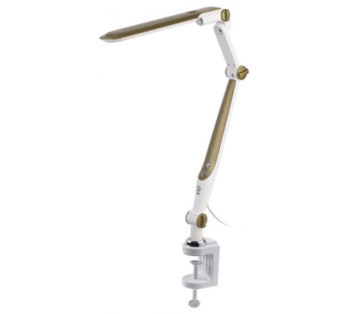 Светильник настольный NLED-496-12W-G светодиодный на струбцине золото  Б0052769  ЭРА