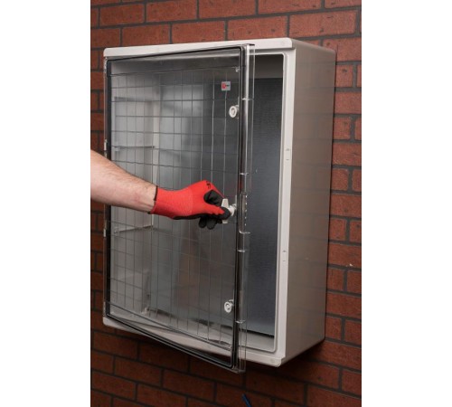 Щит пластиковый с монтажной платой прозрачная дверь (ВхШхГ) 800х600х260мм IP65 PROxima  PBT65MP010  EKF