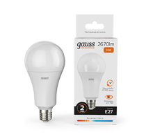 Лампа светодиодная LED Elementary A67 35W E27 2670lm 3000K  70215  Gauss