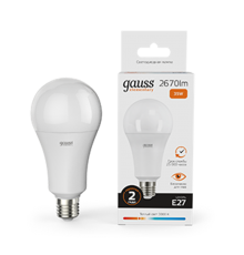 Лампа светодиодная LED Elementary A67 35W E27 2670lm 3000K  70215  Gauss