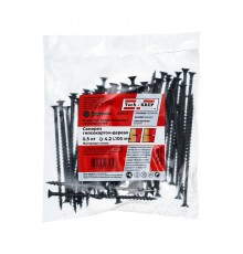 Саморез ШСГД 4,8х100 редкая резьба (0,5кг) - пакет  125426  Tech-KREP