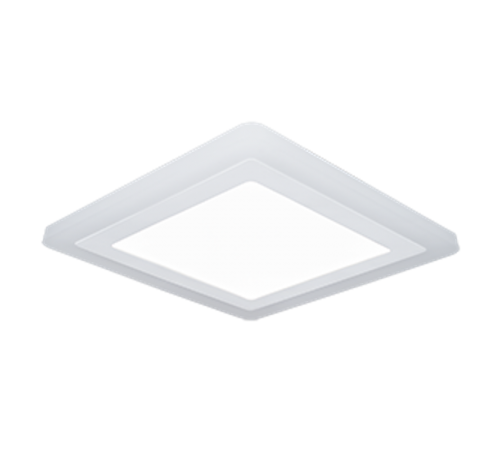 Светильник светодиодный встраиваемый Backlight BL124 Квадрат. Акрил, 12+4W, LED 3000K, 190*190,  BL124  Gauss