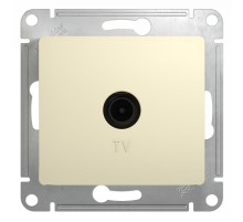 Glossa Бежевый TV Розетка одиночная 1DB  GSL000291  SE