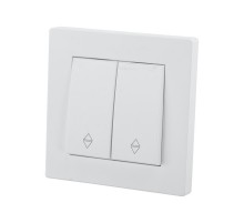 Выключатель на 2 направления 2 кл. 10А белый "Сенеж"   SQ1816-0016  TDM