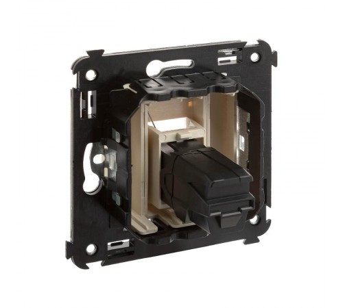 USB 3.0 розетка одинарная в стену, тип А-А, "Avanti", "Ванильная дымка"  4405303  DKC