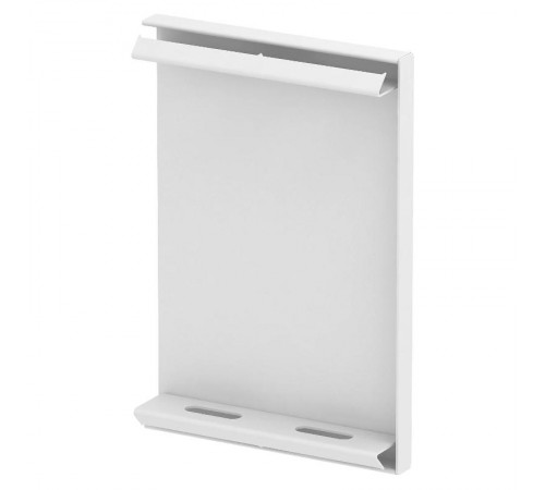 Торцевая заглушка кабельного канала Rapid 80 90x130 мм (сталь,белый) (GS-E90130RW)  6277370  OBO Bettermann