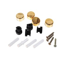 Зеркалодержатель d17 мм без сверления, золото (комплект) - пакет   112585  Tech-KREP