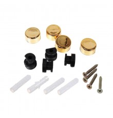 Зеркалодержатель d17 мм без сверления, золото (комплект) - пакет   112585  Tech-KREP