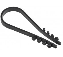 Дюбель хомут 19-25мм нейлон черный (100шт)  UHH36-19-25-100  IEK