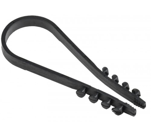 Дюбель хомут 19-25мм нейлон черный (100шт)  UHH36-19-25-100  IEK