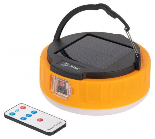 Фонарь кемпинговый светодиодный KA-701 "Персей" аккумуляторный, на солнечной батарее + пульт  Б0054044  ЭРА