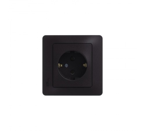 Glossa Шоколад Розетка с заземлением, 16А  GSL000843  SE