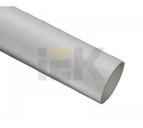 Труба жесткая гладкая ПВХ 50мм 3м (15м/уп) серый  CTR10-050-K41-015I  IEK