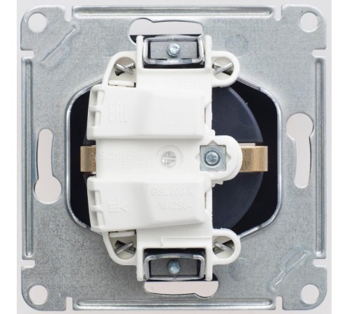 Glossa Шоколад Розетка с заземлением, 16А  GSL000843  SE