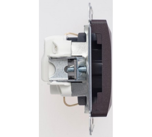 Glossa Шоколад Розетка с заземлением, 16А  GSL000843  SE