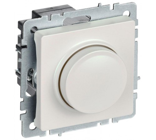 BRITE Светорегулятор поворотно-нажимной 600Вт СС10-1-0-БрЖ жемчуг   BR-D20-0600-K36  IEK