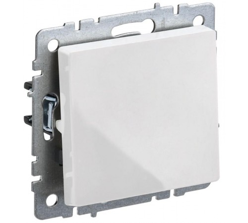 BRITE Выключатель 1-клавишный проходной 10А ВС10-1-6-БрБ белый  BR-V12-0-10-K01  IEK