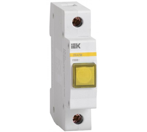 Лампа сигнальная ЛС-47М (желтая) (матрица)  MLS20-230-K05  IEK