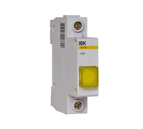 Лампа сигнальная ЛС-47М (желтая) (матрица)  MLS20-230-K05  IEK