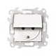 Simon 24 Белый Розетка 2К+З Schuko IP44  2450448-030  Simon