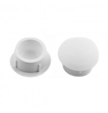 Заглушка декоративная 12 мм белая (30 шт) - пакет   108877  Tech-KREP