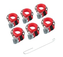 Цепи (браслеты) противоскольжения для легковых автомобилей, однорядные, к-т 6 шт.  07-7024-2  REXANT