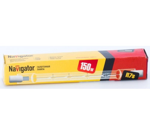 Лампа галогенная линейная КГ  150Вт R7s J117mm  94219  Navigator