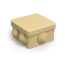 Коробка распределительная 40-0200-1001 для о/п безгалогенная (HF) сосна 70х70х40 (132шт/кор) IP55  40-0200-1001  Промрукав