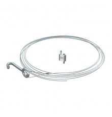 Подвес тросовый QWT TH 1 2M G с трапециевидным крюком и фиксатором, 1,0х2000 мм ( QWT TH 1 2M G )  1450721  OBO Bettermann