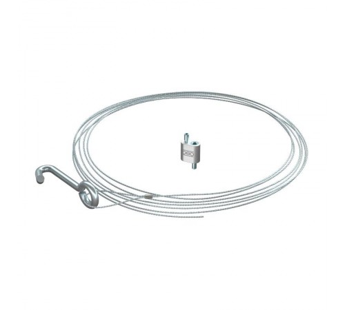 Подвес тросовый QWT TH 1 2M G с трапециевидным крюком и фиксатором, 1,0х2000 мм ( QWT TH 1 2M G )  1450721  OBO Bettermann