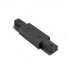 Прямой коннектор с возможностью подачи питания, черный TR1008-BK  TR1008-BK  DENKIRS