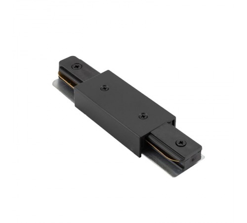 Прямой коннектор с возможностью подачи питания, черный TR1008-BK  TR1008-BK  DENKIRS