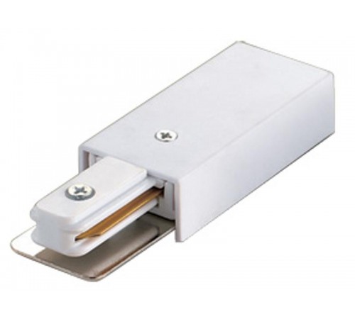 Ввод питания для шинопровода осветительного однофазного белый UBX-Q121 K01 WHITE 1 POLYBAG  10572  Volpe