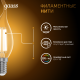 Лампа светодиодная Filament Свеча на ветру 13W 1100lm 2700К Е14 LED 1/10/50  104801113  Gauss