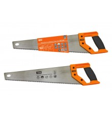 Ножовка по дереву/пластику 400 мм, закаленные зубья, прорезиненная рукоятка, "Алмаз"  SQ1035-0102  TDM