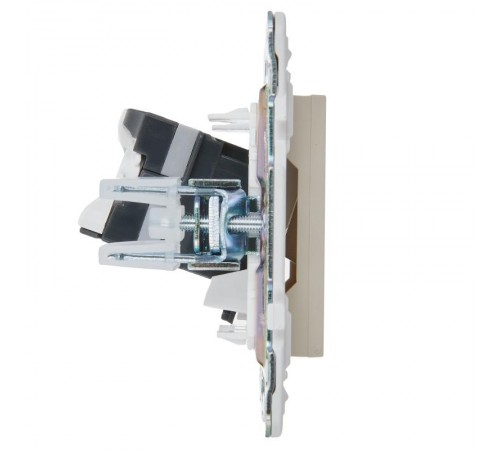 SKANDY Розетка компьютерная RJ45 кат.5E SK-K01B бежевый  SK-K10-1-K10  IEK