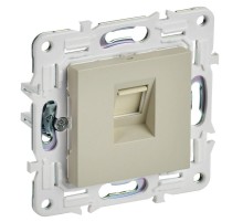 SKANDY Розетка компьютерная RJ45 кат.6 SK-K02B бежевый  SK-K10-2-K10  IEK