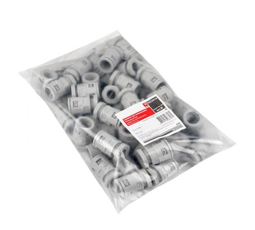 Коннектор для гофрированной трубы (20мм.) (50шт.) Plast EKFPROxima  kn-t-20  EKF