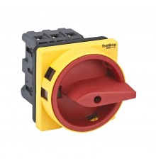 Выключатель-Разъединитель 3P 25A IP20 с красной рукояткой на дверцу 4 винтами с замком  MSD25310R  SE