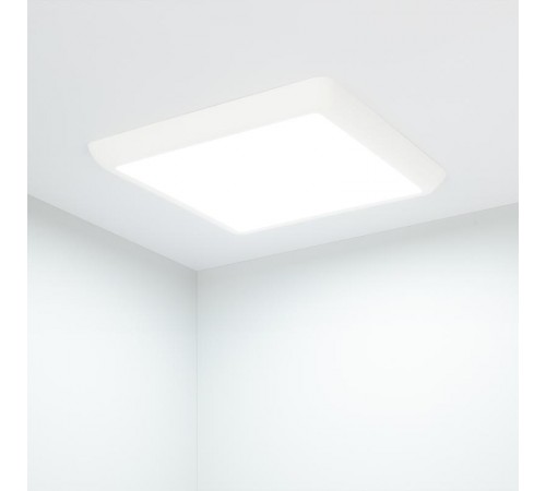 Светильник CL-FIOKK-S300x300-25W Day4000-MIX (WH, 120 deg, 230V)  034472 Arlight