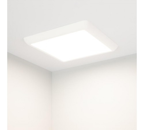 Светильник CL-FIOKK-S300x300-25W Day4000-MIX (WH, 120 deg, 230V)  034472 Arlight